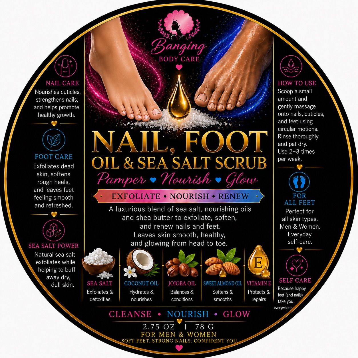 Sea Salt Foot Scrub